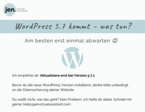 Die neue WordPress Version 5.7 kommt nächste Woche raus 